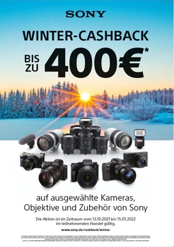 Sony Winter Cashback 2021 Sony Winter Cashback 2021